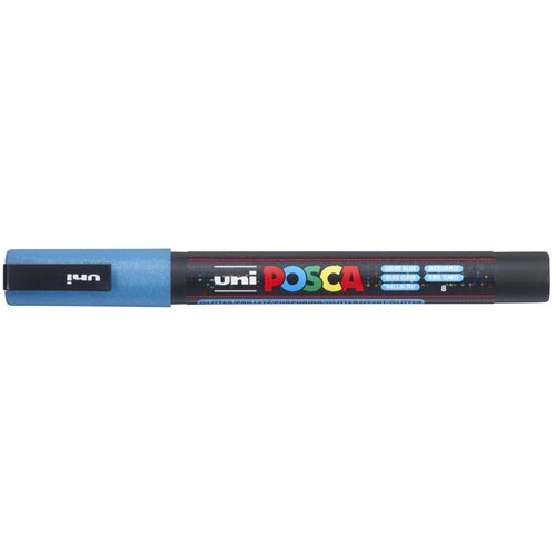 Marker Uni pc-3ml Posca glitter svijetlo plavi Cijene