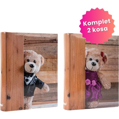  Darilni paket najlepših spominov Medvedek: 2x Foto album, 200 + 200 slik Cene