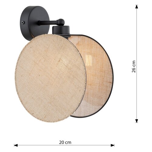  Zidna lampa MOTIF 1xE14/10W/230V bež Slike
