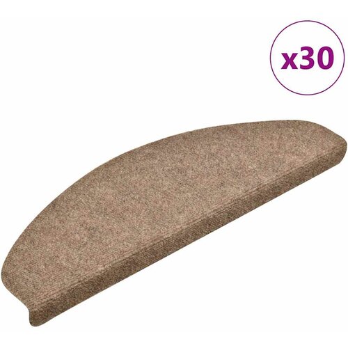 vidaXL Prostirke za stepenice samoljepljive 30 kom krem 65x21x4 cm Cene