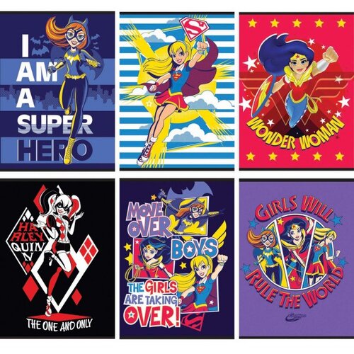  Zvezek Super hero girls A5 črte Slike