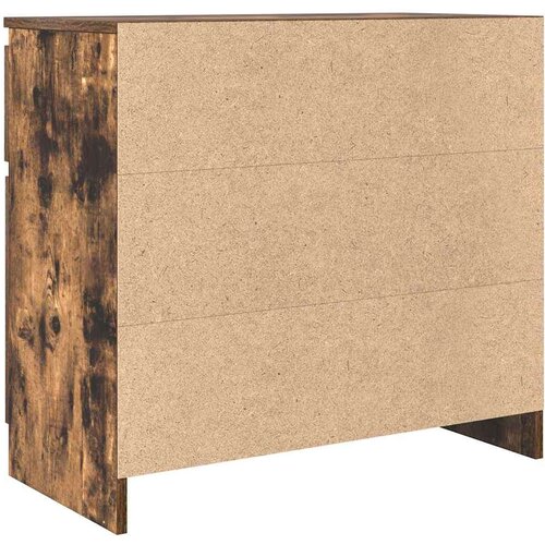 VidaXL Komoda s ladicama dimljenog hrasta 71x35x65cm konstruirano drvo Slike