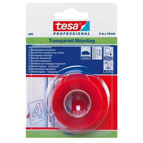  OBOSTRANO LJEPLJIVA TRAKA TRANSPARENT TESA Slike