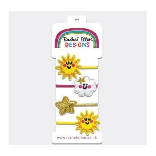 Rachel Ellen Designs Gumice za kosu - Sun/Cloud ( EMBAND06 ) Cene