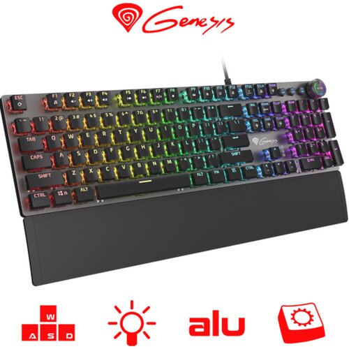 Genesis Žična tastatura Thor 400 RGB (US) Slike