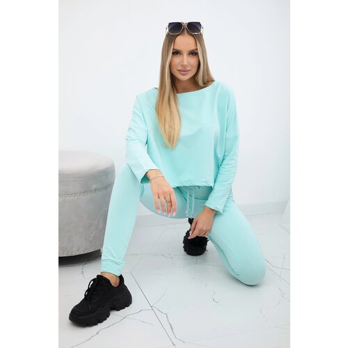 Kesi Set with an oversized blouse mint Cijene