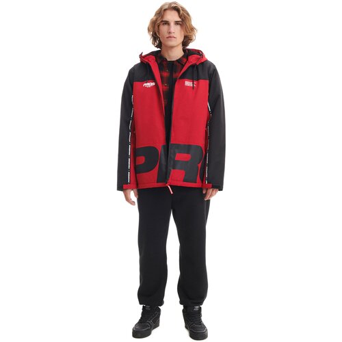 Cropp muška jakna s kapuljačom - Crvena  6968U-33X Cijene