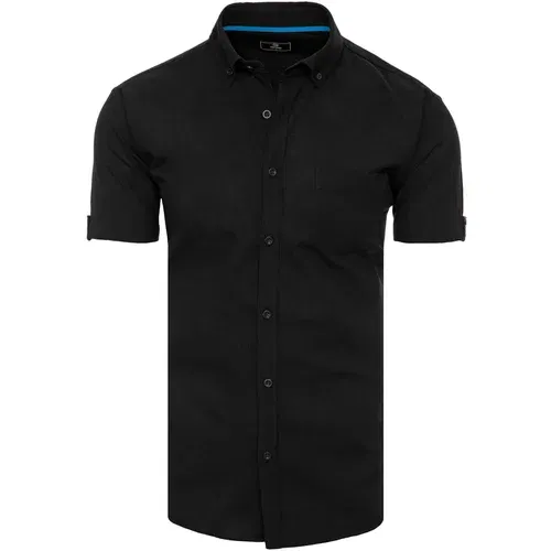 DStreet Black Men's Short Sleeve Shirt