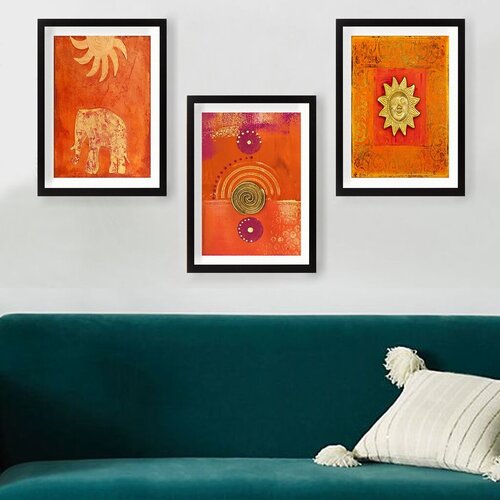 Wallity Set uramljenih slika SET_096, 3 Dela Slike