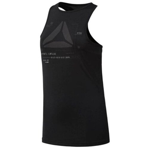 Reebok Majice brez rokavov Activchill Graphic Črna Slike