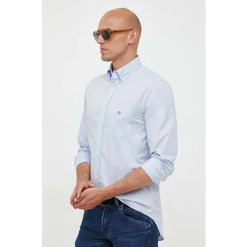Gant Pamučna košulja za muškarce, regular, o button-down ovratnikom