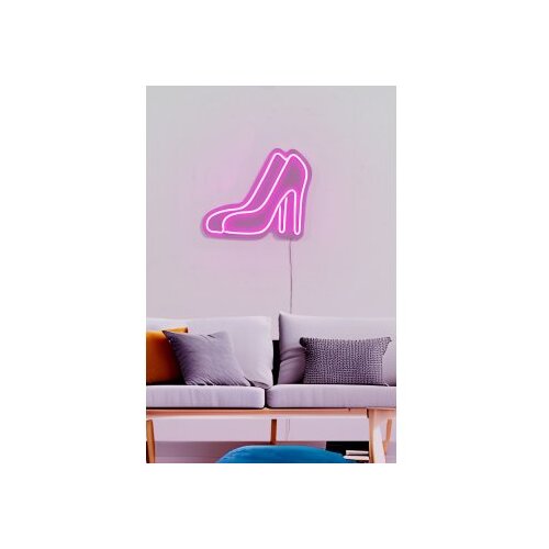 WALLXPERT Dekorativna plastična LED rasveta High Heel Shoes Pink Cene
