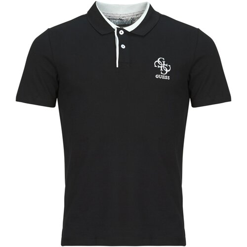 Guess Polo majice kratki rokavi LYLE SS POLO Črna Cene