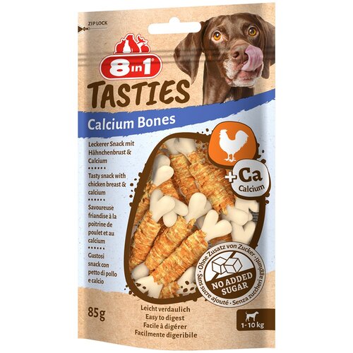 8in1 Tasties Calcium Bones s pi&scaron;čancem - 6 x 85 g Cijene