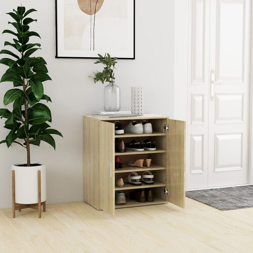 vidaXL Ormarić za cipele boja hrasta sonome 60 x 35 x 70 cm od iverice Cijene