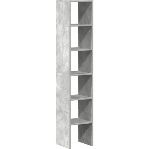 Maison Chic 2 kosi Knjižne omare - Knjižni regal zložljiva betonsko 30x30x80 cm inž. les, (21725265) Slike