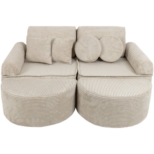 MeowBaby pocket sofa max, 120x25x90cm, aesthetic, ecru, (21510697) Cene