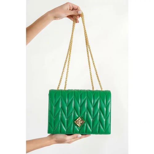 Capone Outfitters Shoulder Bag - Green - Plain