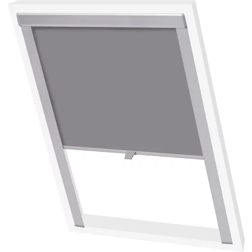 vidaXL Senčilo za zatemnitev okna sivo MK08