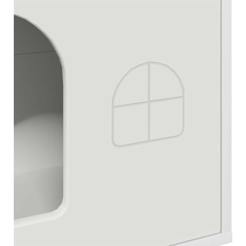  Mačja hi&amp;scaron;a Bela 51 x 30 x 52 cm Konstruiran les, (5000111105) Slike