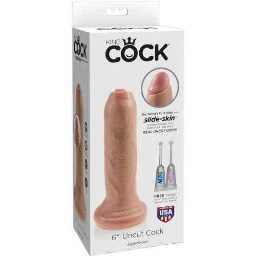 King Cock 6 Foremanator - realistični dildo (15 cm) - naravni Cene