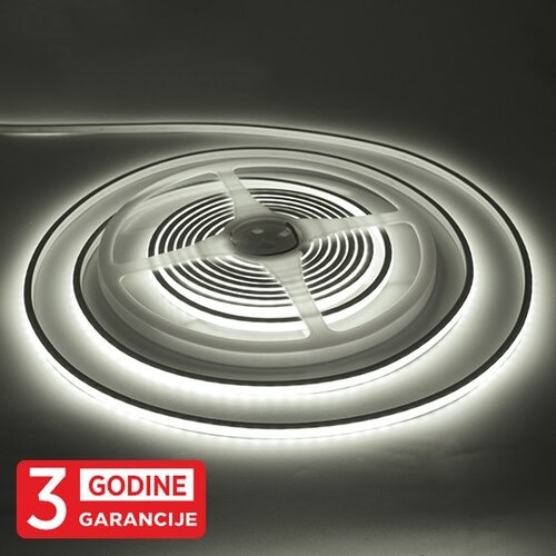 Mitea Lighting smd led neon flex traka 8W/1m 24V 6500K IP67 5m kotur 6x6mm 120 LED/1m 3Y MLU-2835-120-ML Cene