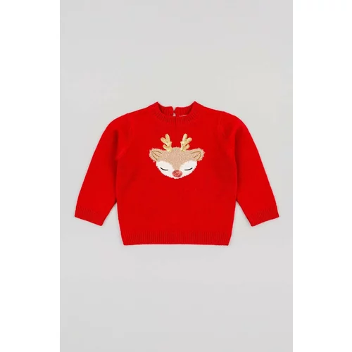 Zippy Otroški pulover rdeča barva