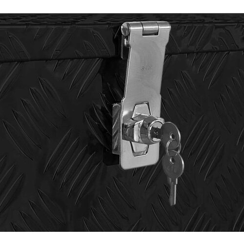  Aluminijska kutija 80 x 30 x 35 cm crna Cijene