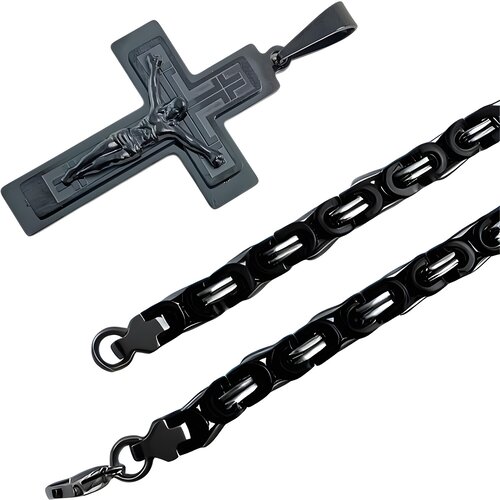 IZMAEL Mu&scaron;ka ogrlica RE-38736 - Crna / 70cm Cijene