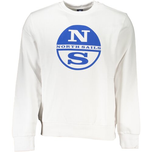North Sails MEN&amp;amp;#39;S WHITE ZIPLESS SWEATSHIRT Slike