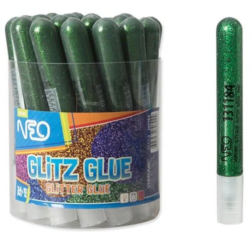 Glitz glue, lepak sa šljokicama, zelena, 10ml ( 131184 ) Slike
