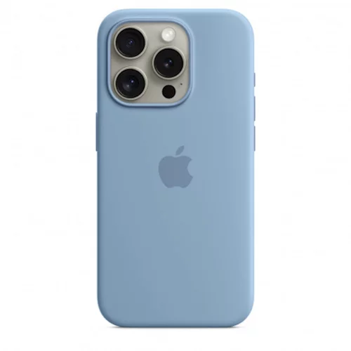 Apple Ovitek iPhone 15 Pro Max Silicone Case with MagSafe - Blue