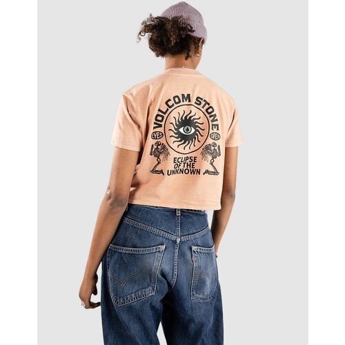 Volcom Dial Crop T-shirt sand brown Slike