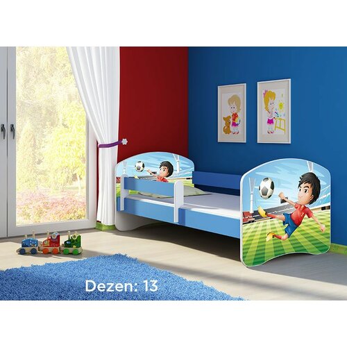 ACMA dečiji krevet II 140x70 + dušek 6 cm BLUE13 Slike