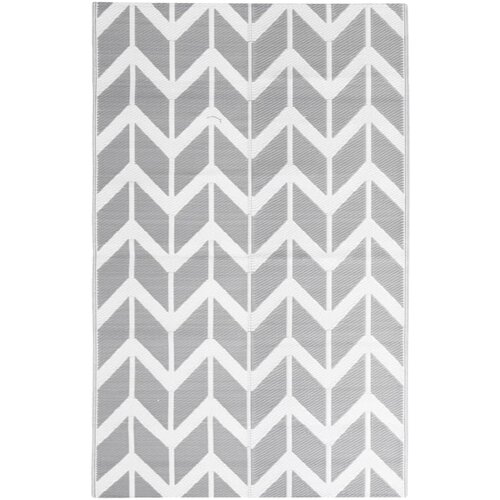 vidaXL Zunanja preproga siva 190x290 cm PP, (21027381) Cene