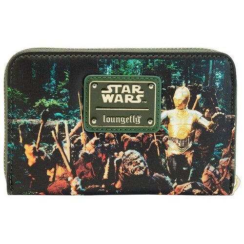 Loungefly Novčanik Star Wars Scenes Return Of The Jedi Zip Around Cene