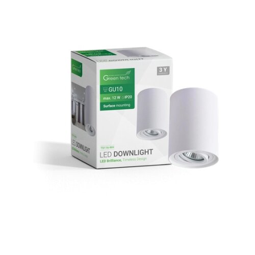 Greentech nadgradna svetiljka gu10 bela ( TS116-WH ) Cene