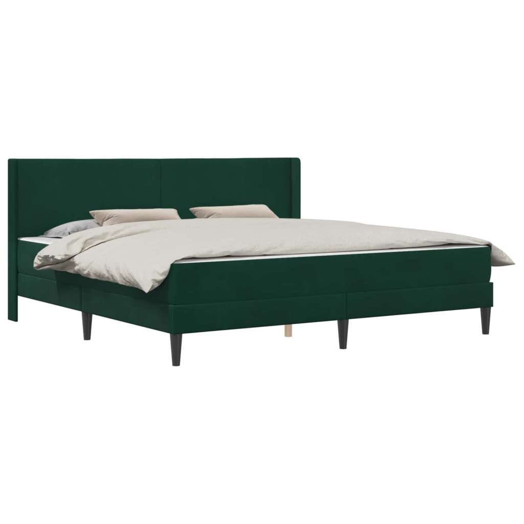  Okvir za krevet Tamnozelena 200 x 200 cm Bar&amp;scaron;un - Tamnozelena 200 x 200 cm Slike