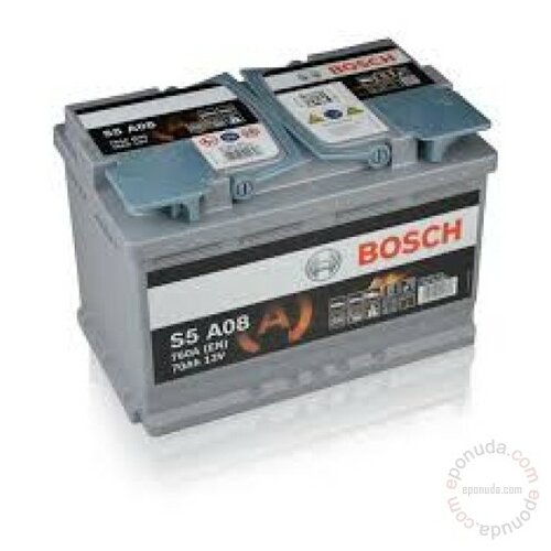 Bosch S5 A08 70Ah 760A akumulator Slike