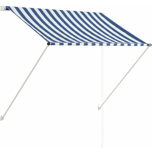 Tenda Zložljiva tenda 150x150 cm modra in bela, (20610924)