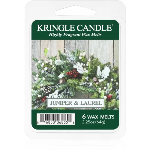 Kringle Candle Juniper & Laurel vosek za aroma lučko 64 g