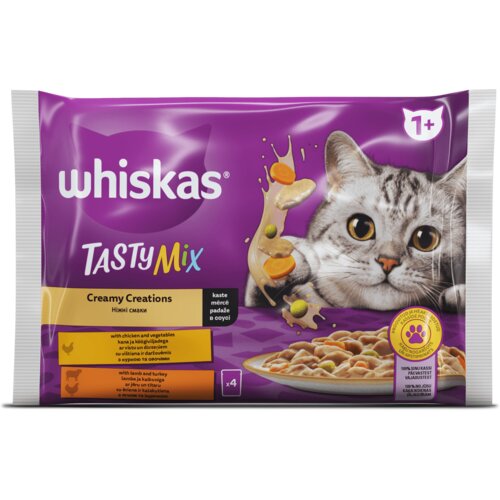 Whiskas cat u sosu creamy creations 4x85gr Slike
