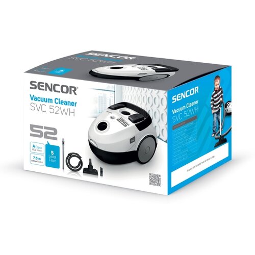 Sencor sesalnik z vrečko SVC52WHEUE3 Cene