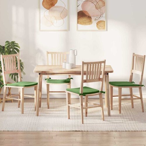 vidaXL Jastučići za sjedenje 4 pcs Svijetlo zelena 40 x 40 x 3 cm Cene