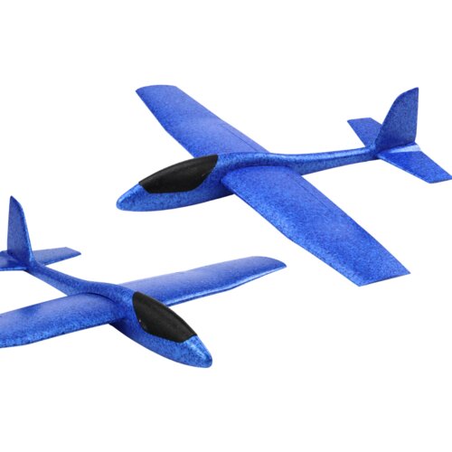 Veliki avion od stiropora Styrofoam 68CM - plavi Cijene