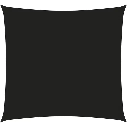 vidaXL Senčno jadro oksford blago kvadratno 2,5x2,5 m črno