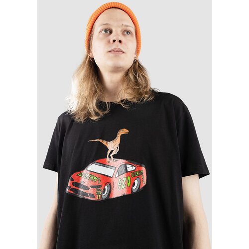 Ice Cream SB 420 Dinosour Racing Logo T-shirt black Cene