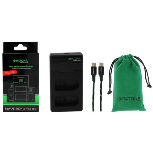 Patona Brzi dupli punjač za Nikon EN-EL15/EN-EL15C + USB-C kabl 0,6 m Cene