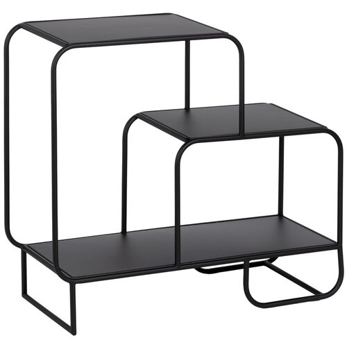 Ixia Črn kovinski regal 72x68 cm Sleco &amp;ndash; Slike