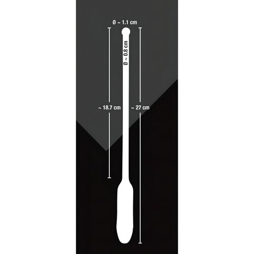 Igrače You2Toys You2Toys - DILATOR - dolg silikonski vibrator za sečnico - črn (8-11mm) Slike